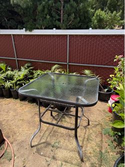 Patio table.