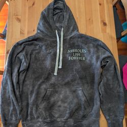 Assholes Live Forever Grey Hoodie
