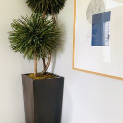 Big & Tall Faux Plant With Pot Included 