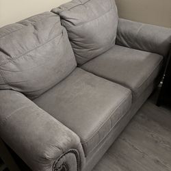 Grey Love Seat 