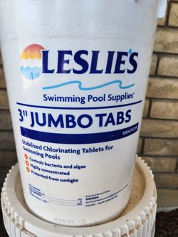 Leslie's  Swimming Pool Chlorine Tabs Trichlor 50lbs