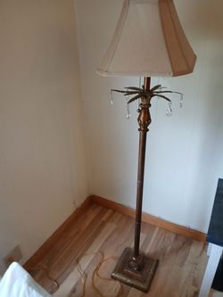 Vintage - Italian style palm tree floor lamp