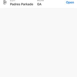 Padres parking garage