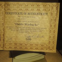 Daddy Warbucks Bradford Exchange