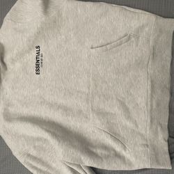 Light Oat essentials hoodie