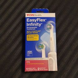 CVS Health Rechargeable Electric Toothbrush With 2 Brush Heads