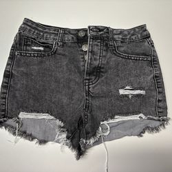 RSQ distressed vintage high rise denim short size 24