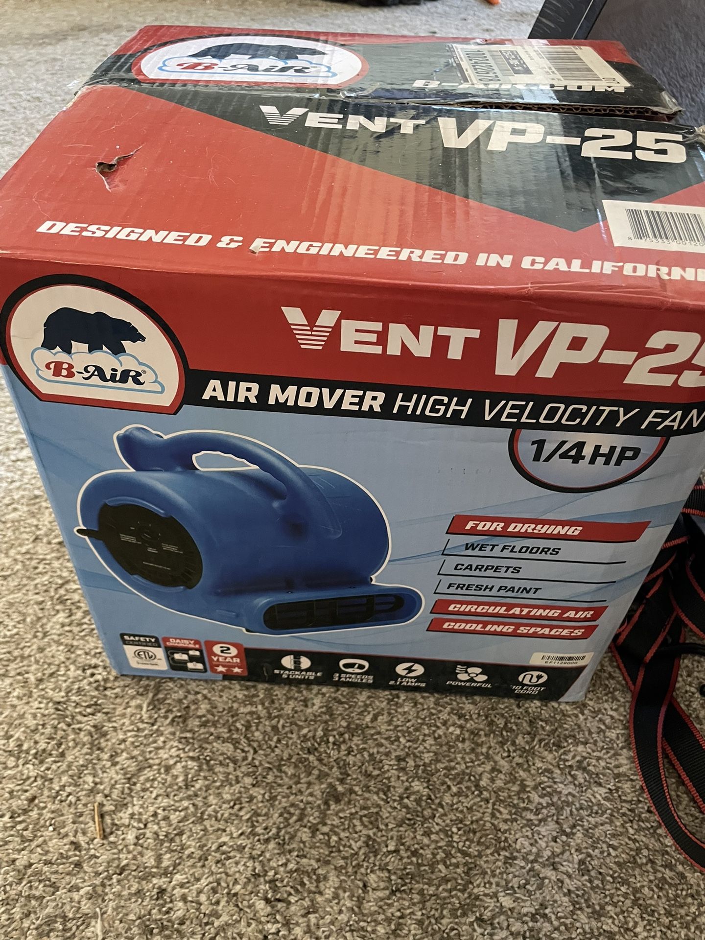 High Velocity Fan