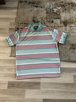 Vintage striped polo shirt