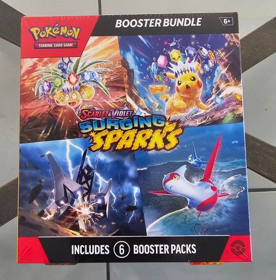 Pokémon TCG – Scarlet & Violet: Surging Sparks Booster Bundle – Brand New / Factory Sealed (6-Pack)