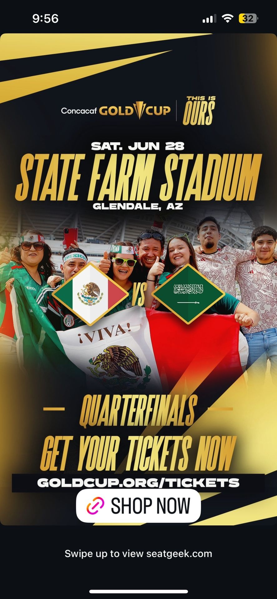 2 Tickets For México Game