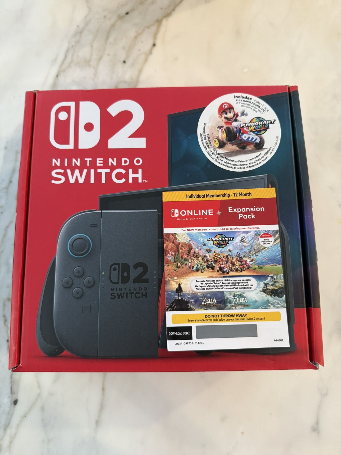 Nintendo Switch 2 Bundle With Mario Kart And Online Expansion Pack