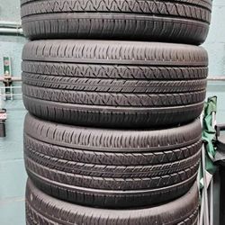 255/45r19 Continental Tires Con 80% De Vida Las 4