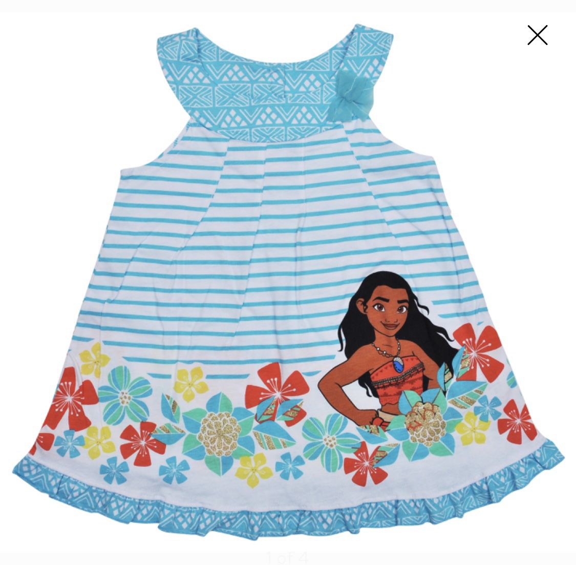 New with tags! Disney Moana Girls dress- sizes 5 & 6 available- retails for $19