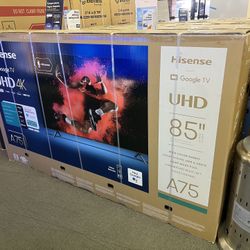HISENSE 85” 4K Google Smart Tv 