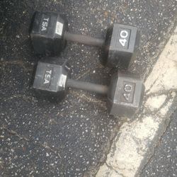 40lb Dumbells 