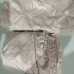 Pinched Baby Pink 84 Inch Panels