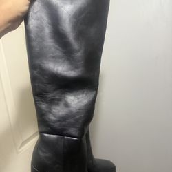 Black Knee High Boots