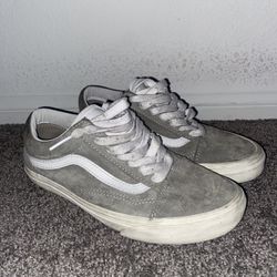 Grey Old Skool Vans Women’s 6.5