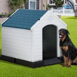 New In Box Xl Dog House Elevated Pet Shelter Dog Shade All Weather Dog Igloo Removable Roof Casa De Mascota  3 Sizes Available 