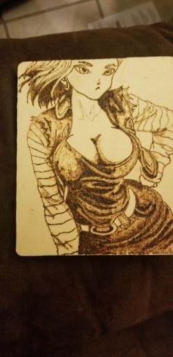 Wood burned art