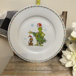 Grinch Max And Tree Christmas Plates ,x4 