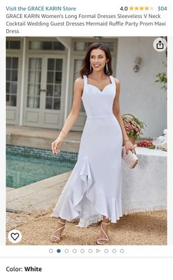White Dress Formal Size M