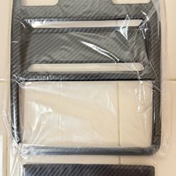 Mustang/Maverick/Bronco Sport Carbon Fiber Pattern Reading Lights Bezel 