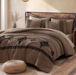 Queen Comforter Set 7 Pcs