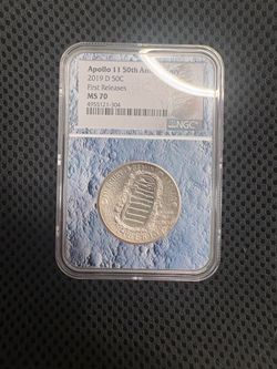 Apollo 11 50th Amn 2019 D 50C First Releases