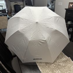 Westcott Optical White Satin Diffusion Umbrella (43")