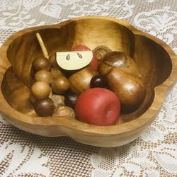Teak Wood Bowls. (2) Bowls