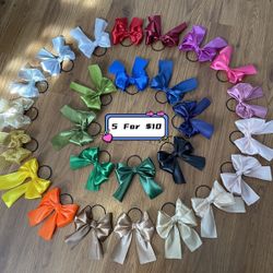 New 5 Psc Hair Bow $10 Handmade 