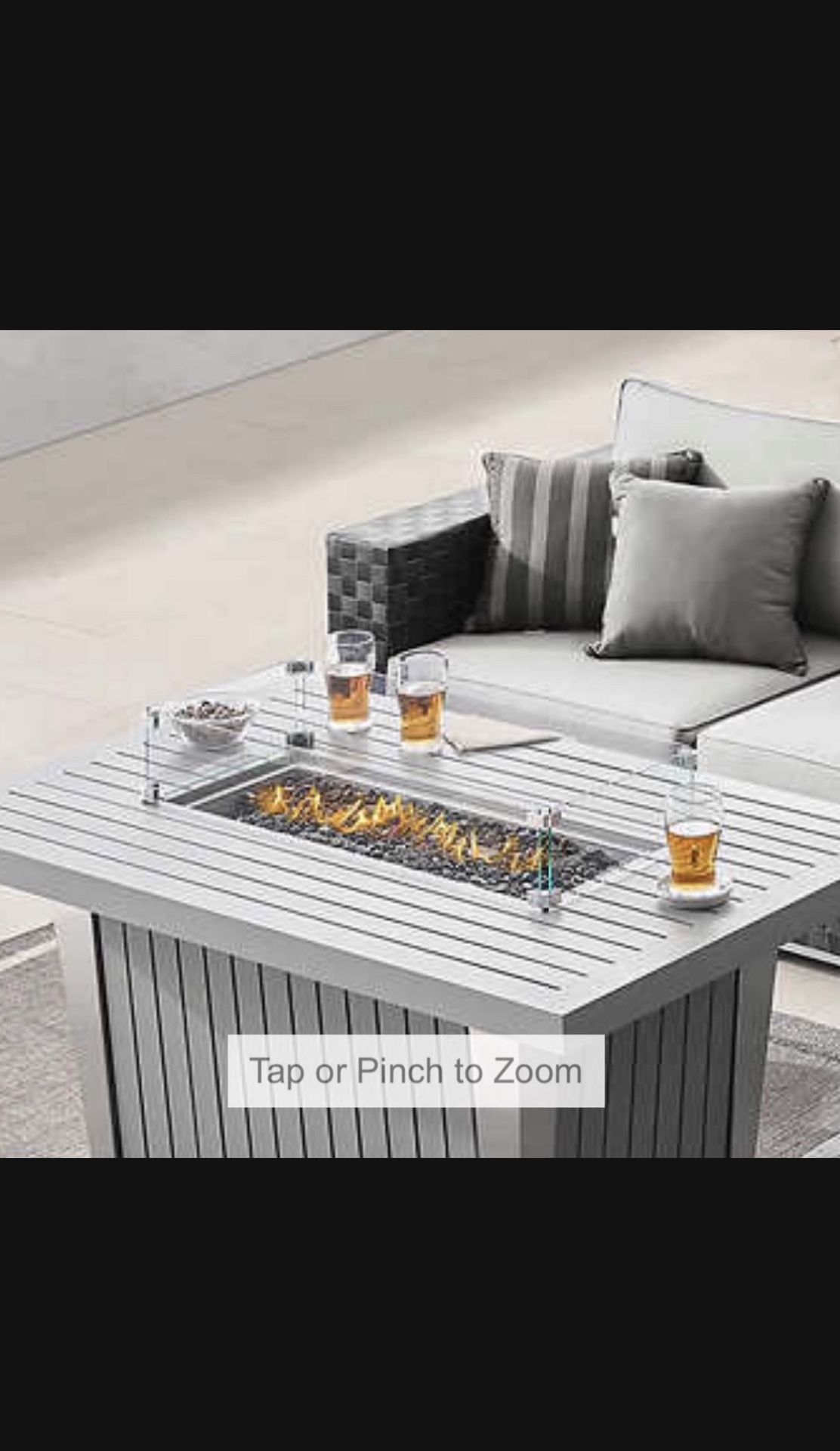 Sirio Soho 10 Piece Seating With Fire Table - New!!