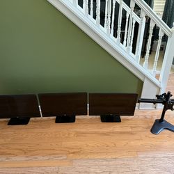 Three HP 2511x 25” Widescreen LED Backlit LCD Monitors