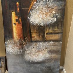 Large Contemporary Canvas Painting