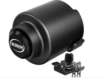 NUOVEPE Trailer Lock Fits 2 5/16 Inch Couplers, Secures Safety Chains Anti-Theft Ball Hitch Lock, Pry-Resistant & Heavy-Duty Trailer Hitch Locks For R