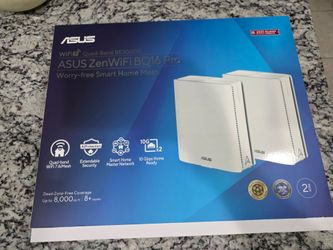 ASUS ZenWiFi BQ16 Pro Mesh WiFi Router pack (2 pack)