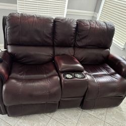 Genuine Leather (Electric) Couch 