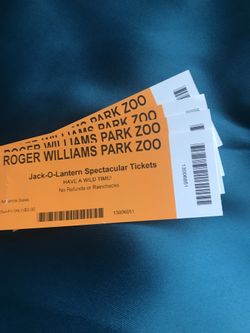 4 Jack O Lantern tickets. Good until 11/3/19.