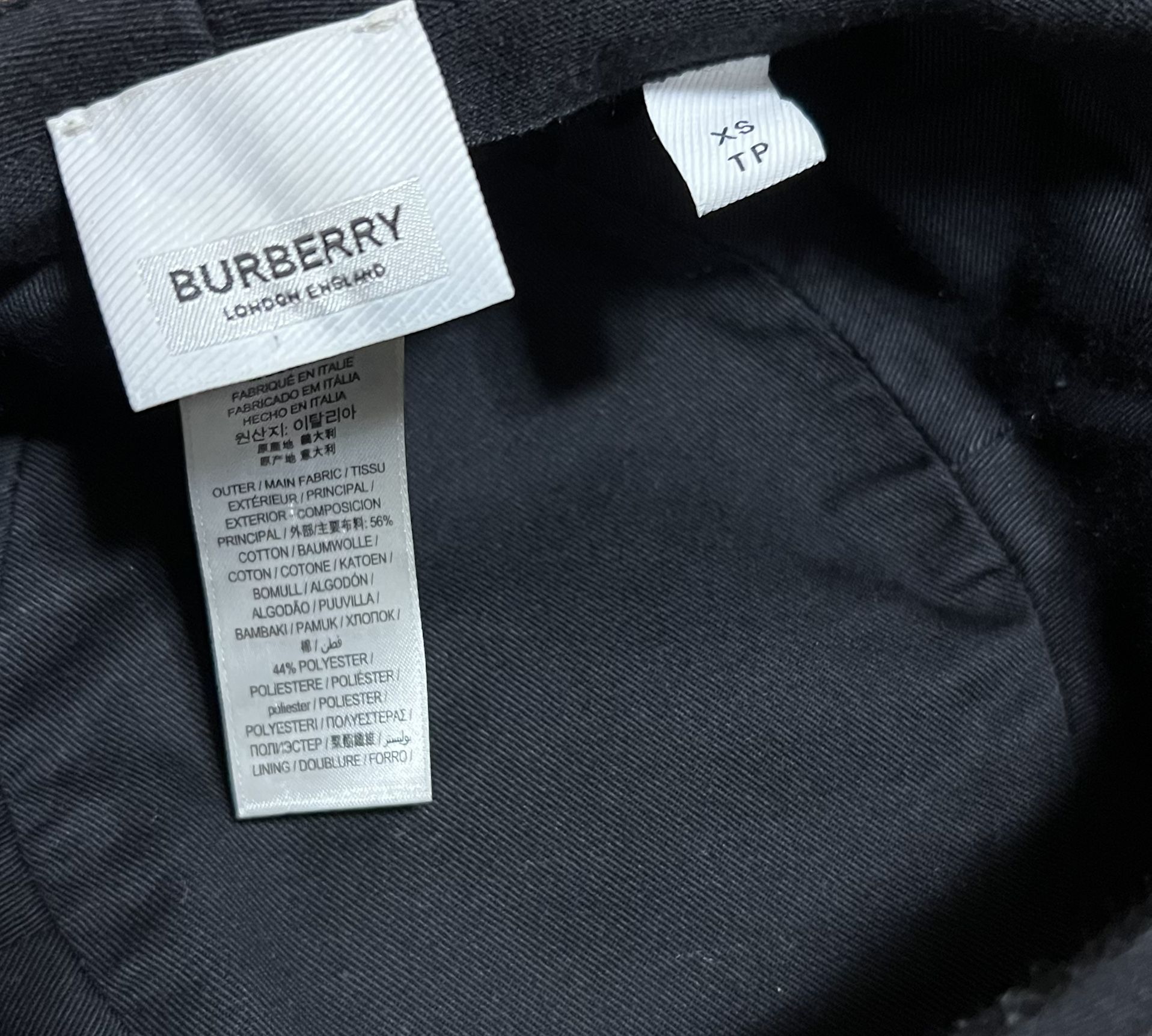 Burberry Nova Plaid Designer Bucket Hat Cap 