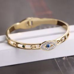 Evil Eye 18k Bracelet 