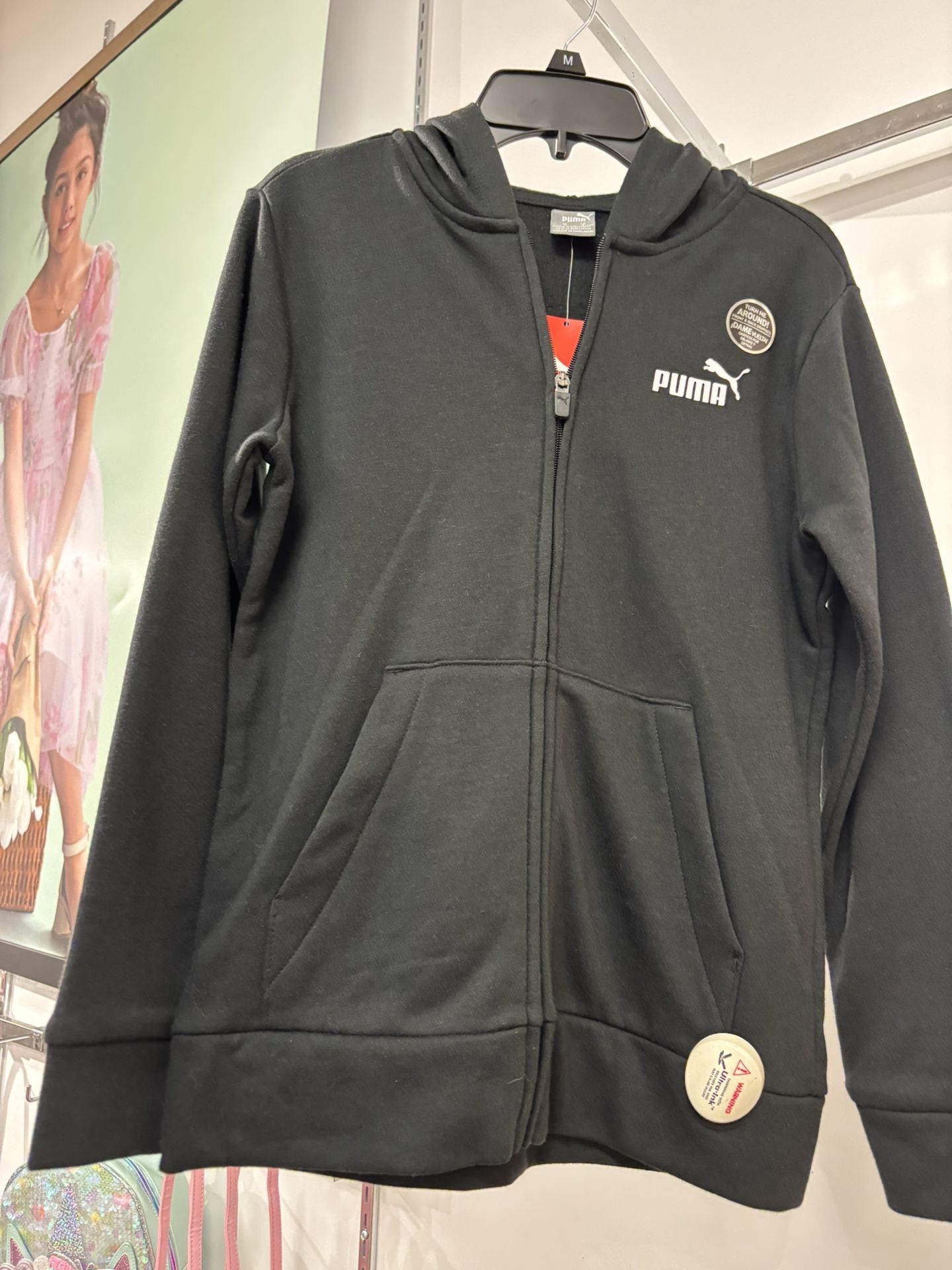 Puma Zipper Hoodie For Boys M