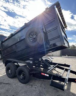 DUMP TRAILER 8x12x4