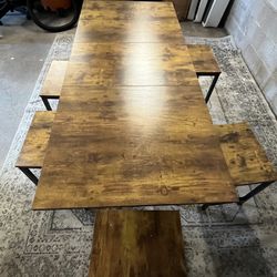 7-Piece Dining Table Set — ONLY $275 🔥 Financing Available With $0 Down