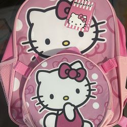 Hello Kitty Backpack And Lunch Bag