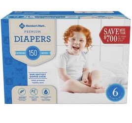 Sams diapers size 6