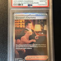 Giovanni's Charisma #204 Pokemon Scarlet & Violet 151