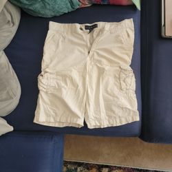 PD&C White Shorts Size 34