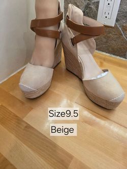 New Women's Ankle Strap Wedge Sandals With Closed And Platform Heel